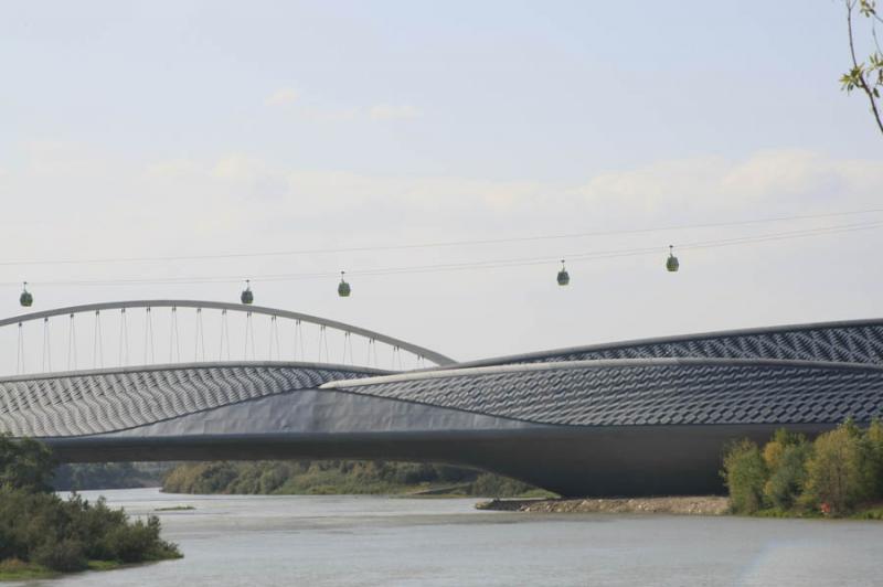 Pabellon Puente, Zaragoza, Aragon, EspaÃ±a, Euro...