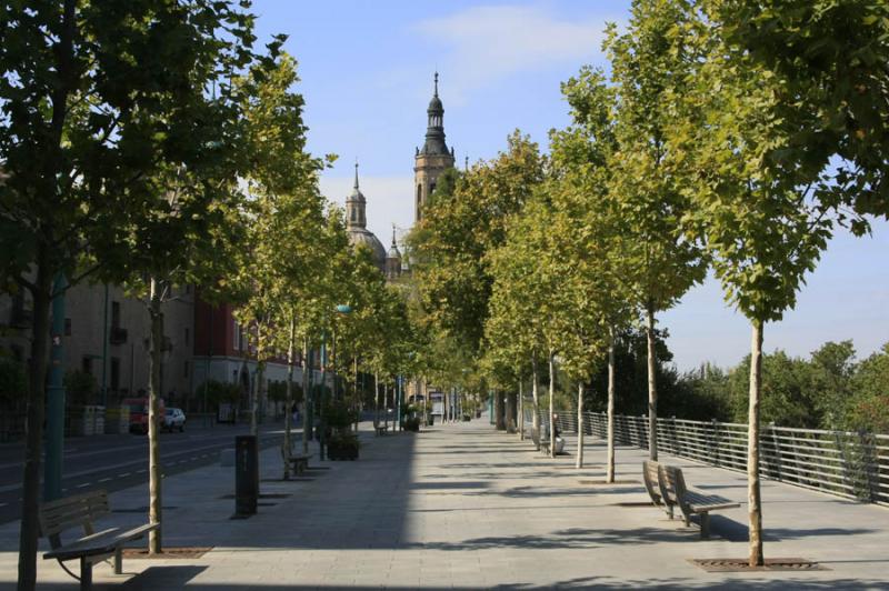 Paseo Echegaray y Caballero, Zaragoza, Aragon, Esp...