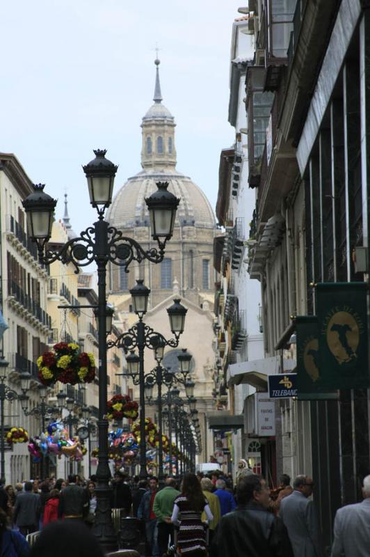 Calle Alfonso I, Zaragoza, Aragon, EspaÃ±a, Euro...