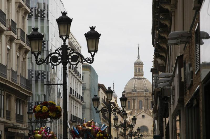 Calle Alfonso I, Zaragoza, Aragon, EspaÃ±a, Euro...