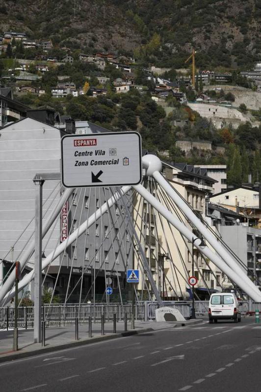 Puente de Paris, Andorra, Andorra la Vieja, Europa...