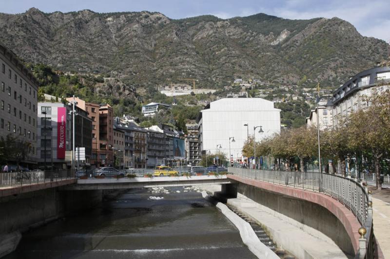 Rio Valira, Andorra, Andorra la Vieja, Europa Occi...