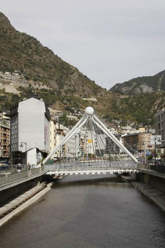 Puente de Paris, Andorra, Andorra la Vieja, Europa...