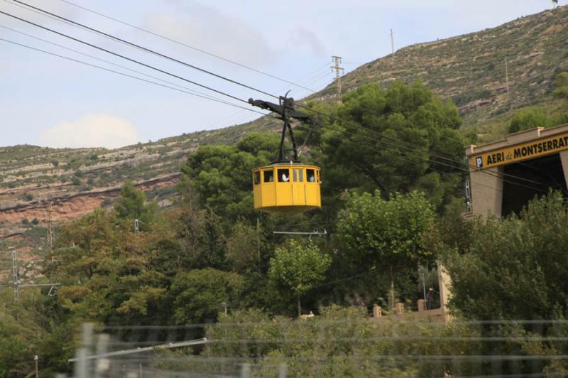 Teleferico de Monserrat, Barcelona, CataluÃ±a, E...