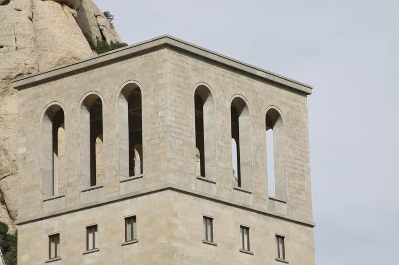 Antiguo Claustro Gotico, Monserrat, Barcelona, Cat...