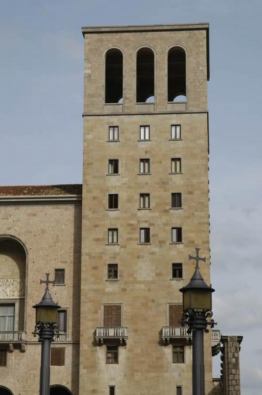 Antiguo Claustro Gotico, Monserrat, Barcelona, Cat...