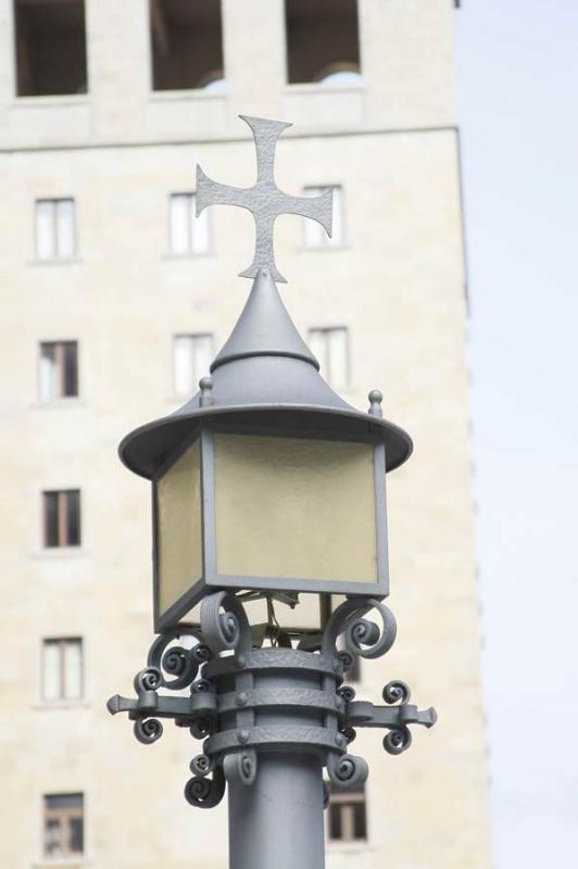 Farol en Monserrat, Barcelona, CataluÃ±a, EspaÃ...