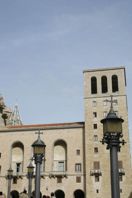 Antiguo Claustro Gotico, Monserrat, Barcelona, Cat...