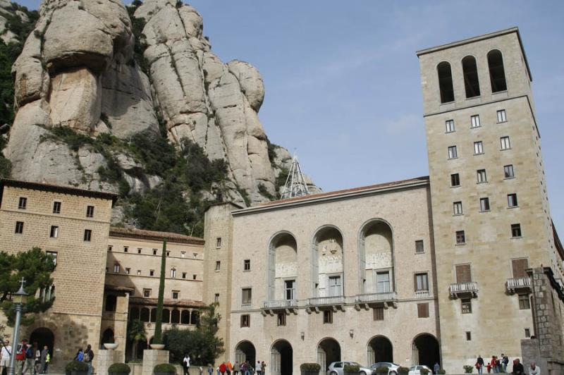 Antiguo Claustro Gotico, Monserrat, Barcelona, Cat...