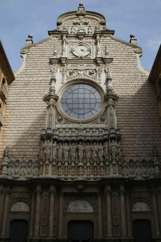 Basilica de Montserrat, Monserrat, Barcelona, Cata...