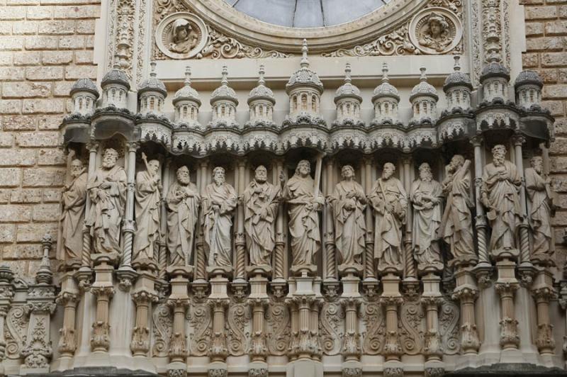 Basilica de Montserrat, Monserrat, Barcelona, Cata...