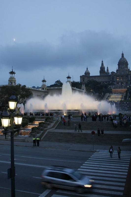 Fuente Magica de Montjuic, Barcelona, CataluÃ±a,...