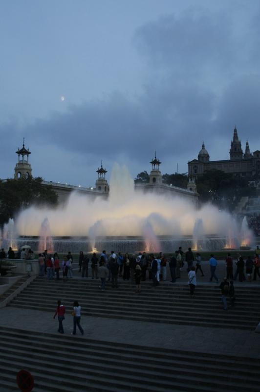 Fuente Magica de Montjuic, Barcelona, CataluÃ±a,...