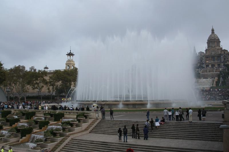 Fuente Magica de Montjuic, Barcelona, CataluÃ±a,...