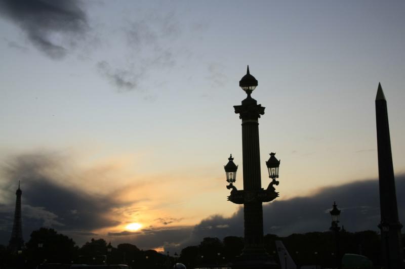 Plaza de la Concordia, Paris, Francia, Europa Occi...