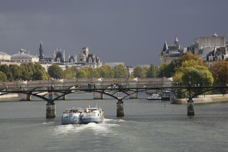 Puente de las Artes, Paris, Francia, Europa Occide...