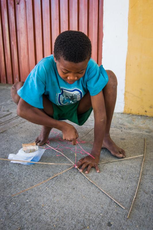 Niño con una Cometa