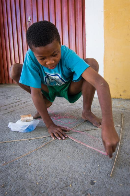 Niño con una Cometa