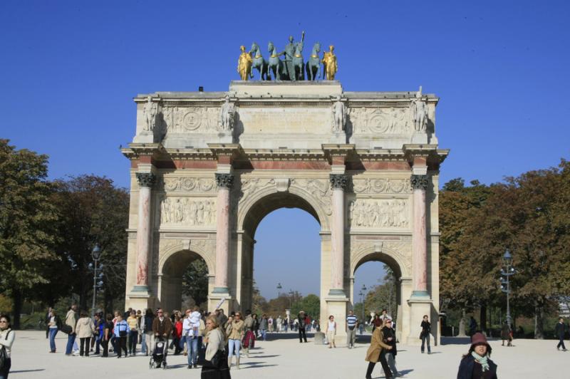 Arco del Triunfo del Carrusel, Paris, Francia, Eur...