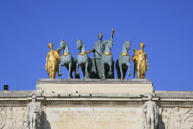 Arco del Triunfo del Carrusel, Paris, Francia, Eur...