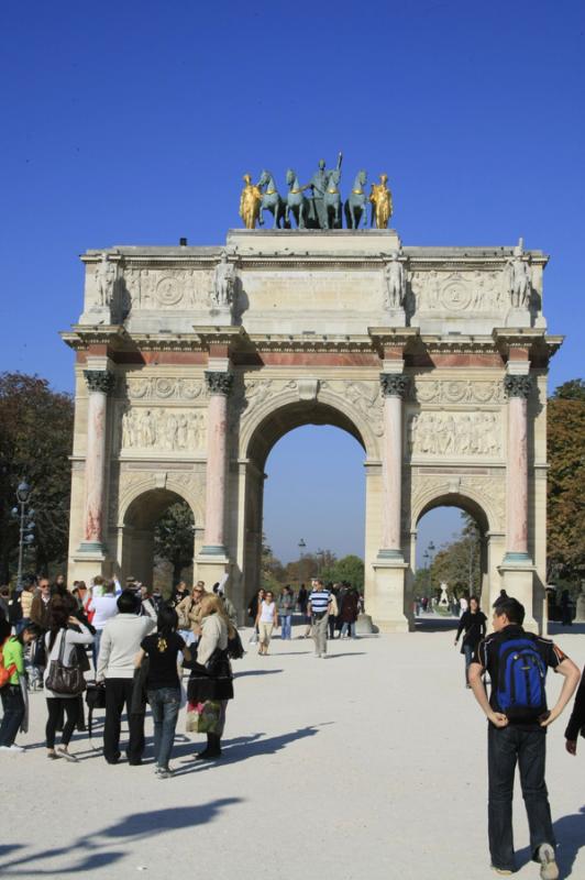 Arco del Triunfo del Carrusel, Paris, Francia, Eur...