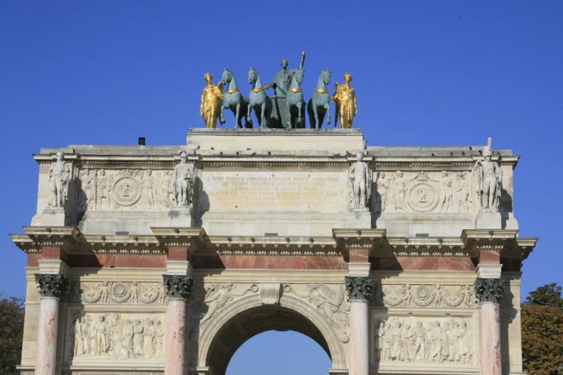 Arco del Triunfo del Carrusel, Paris, Francia, Eur...