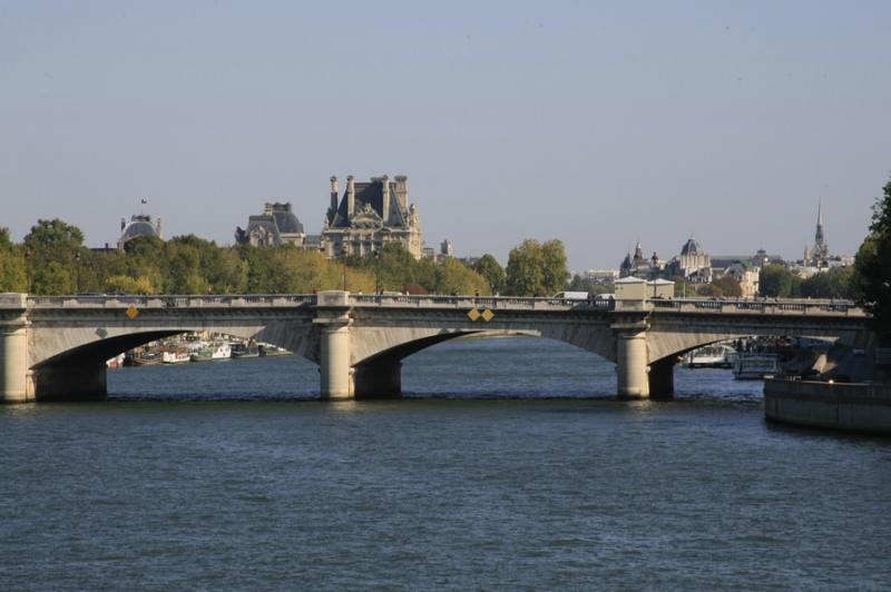 Puente de la Concordia, Paris, Francia, Europa Occ...