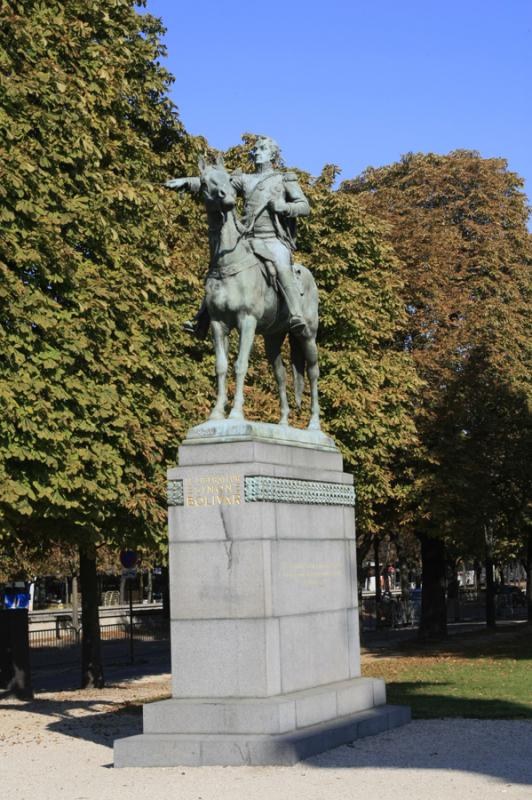 Monumento a Simon Bolivar, Paris, Francia, Europa ...