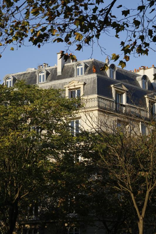 Edificios de la Avenida Poincare, Paris, Francia, ...