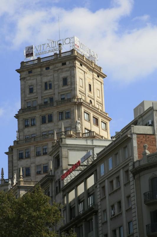 Edificio Vitalicio, Barcelona, CataluÃ±a, Europa...