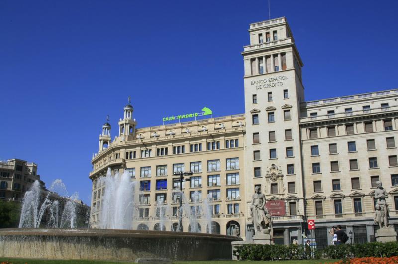 Banco EspaÃ±ol de Credito, La Rambla, Barcelona,...