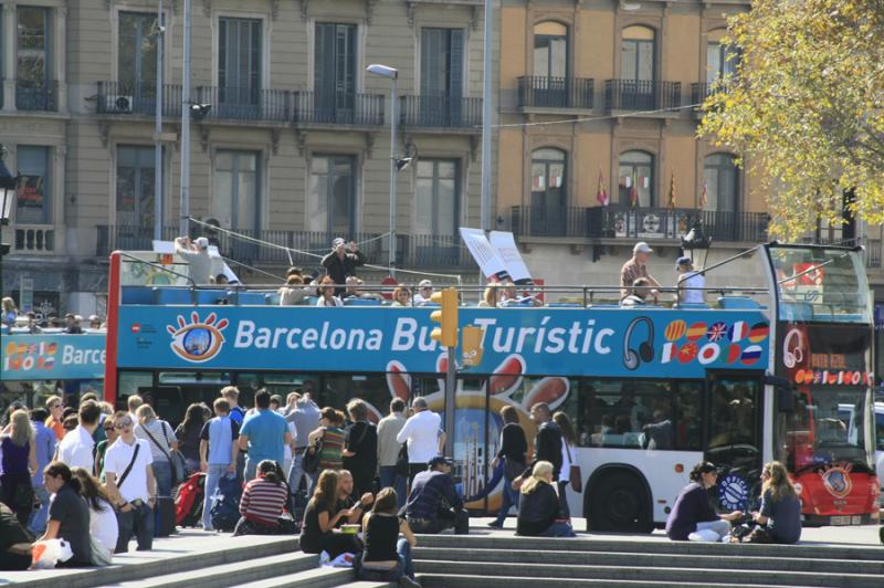 Autobus Turistico, Barcelona, CataluÃ±a, Europa ...