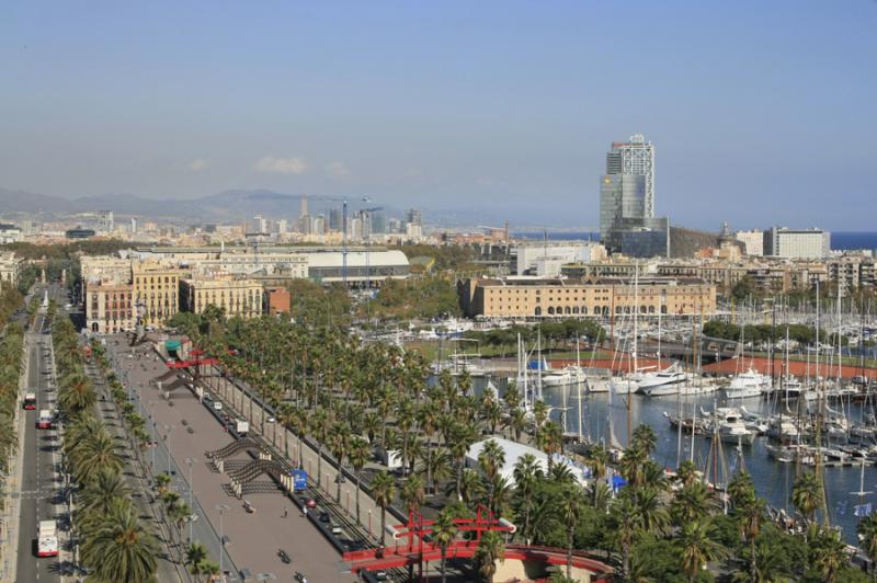 Paseo Colon, La Rambla, Barcelona, CataluÃ±a, Eu...