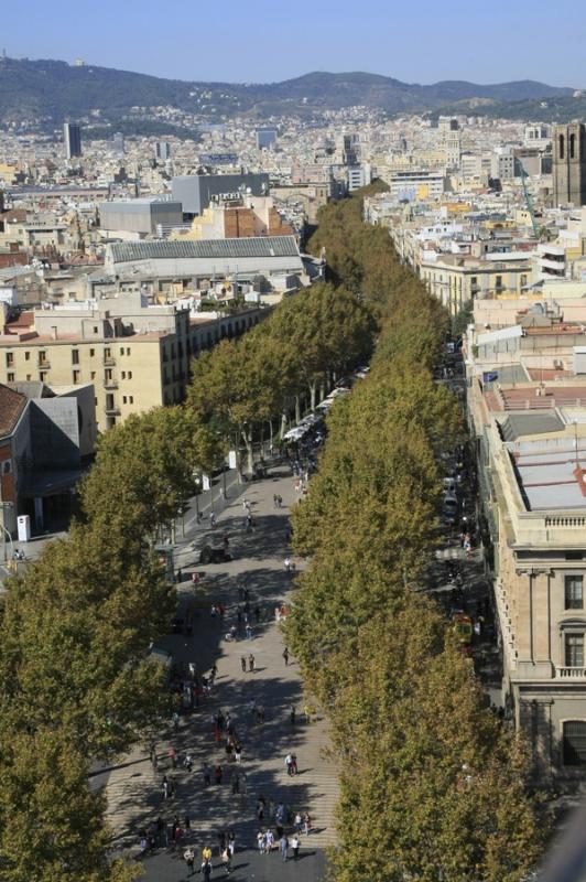 La Rambla, Barcelona, CataluÃ±a, Europa Occident...