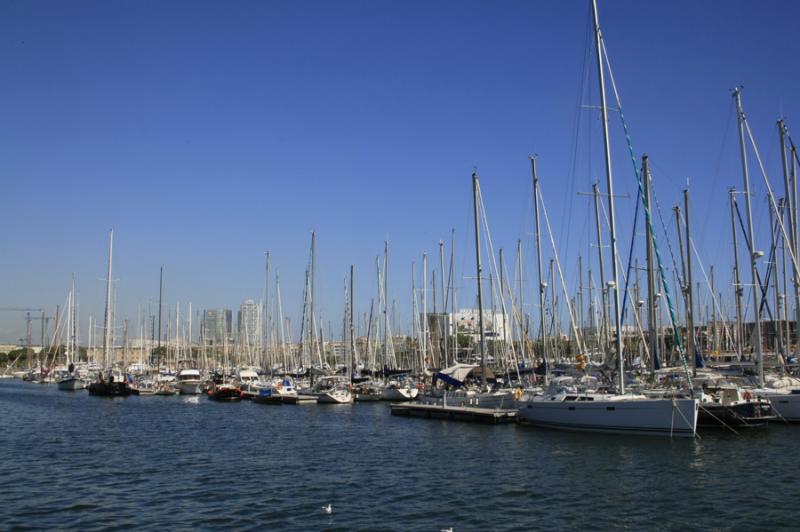 Puerto Vell, La Rambla, Barcelona, CataluÃ±a, Eu...