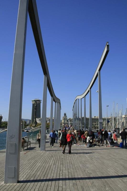 Puerto Vell, La Rambla, Barcelona, CataluÃ±a, Eu...