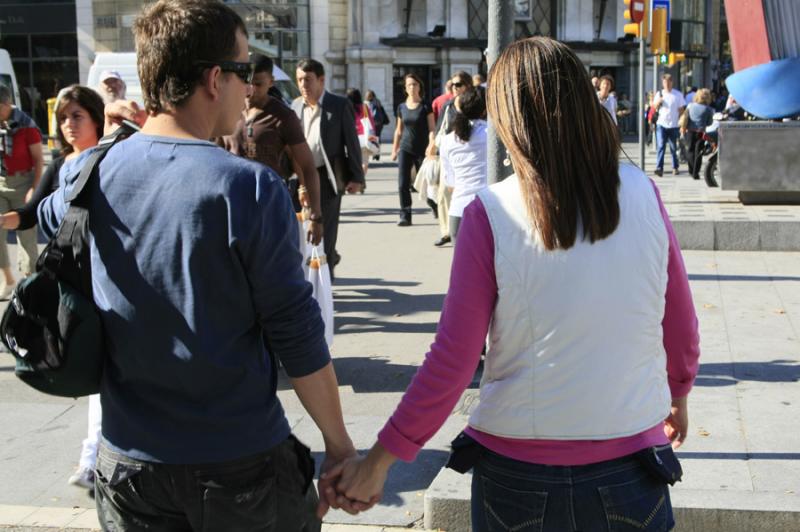 Pareja Paseando