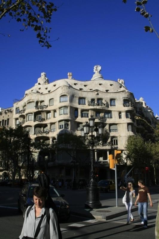 Casa Mila, La Pedrera, Barcelona, CataluÃ±a, Esp...