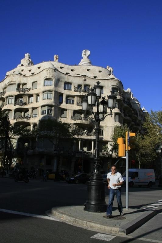 Casa Mila, La Pedrera, Barcelona, CataluÃ±a, Esp...