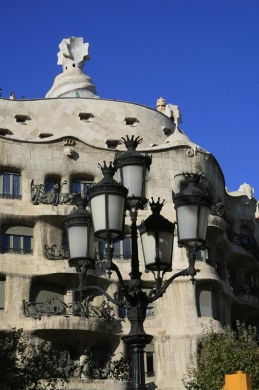 Casa Mila, La Pedrera, Barcelona, CataluÃ±a, Esp...