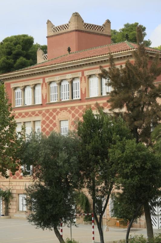 Casa-Museo Gaudi, Parque GÃ¼ell, Barcelona, Cata...