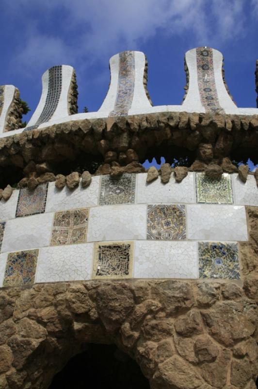 Parque GÃ¼ell, Barcelona, CataluÃ±a, EspaÃ±a...