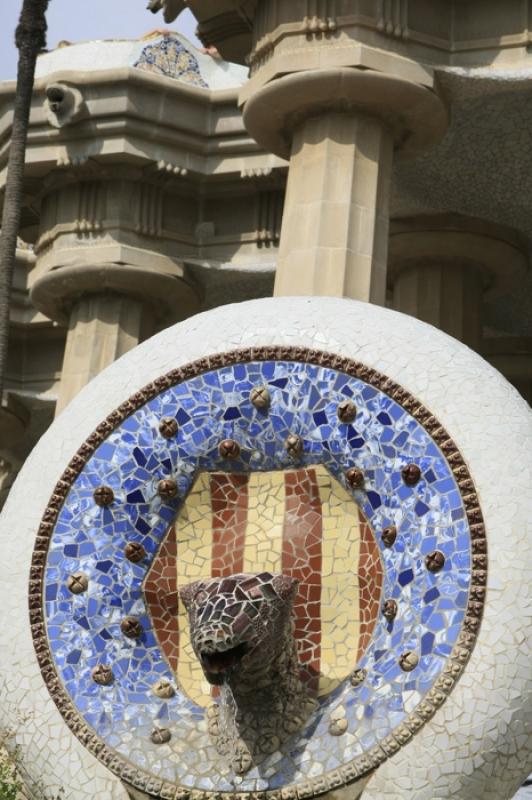 Parque GÃ¼ell, Barcelona, CataluÃ±a, EspaÃ±a...