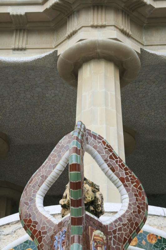 Parque GÃ¼ell, Barcelona, CataluÃ±a, EspaÃ±a...