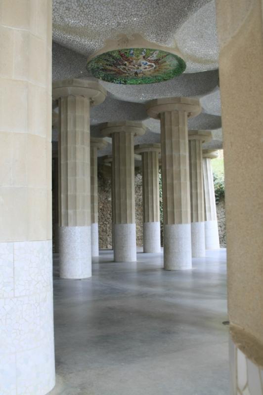 Parque GÃ¼ell, Barcelona, CataluÃ±a, EspaÃ±a...