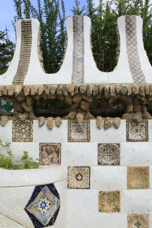 Parque GÃ¼ell, Barcelona, CataluÃ±a, EspaÃ±a...