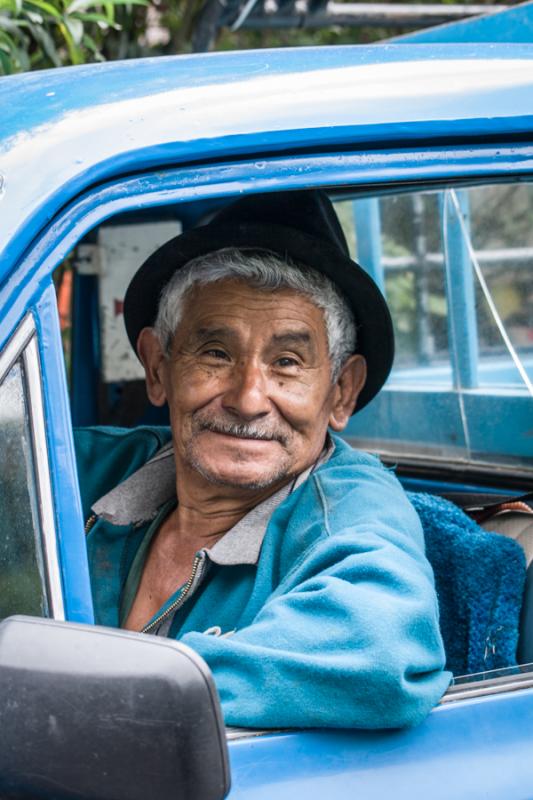 Hombre Sonriendo, Quito, Ecuador, Sur America