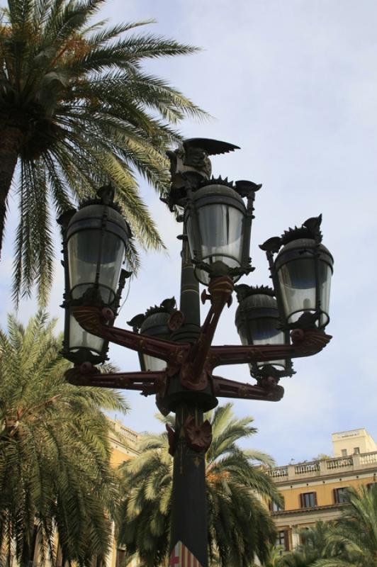 Plaza Real, Ciutat Vella, Barcelona, CataluÃ±a, ...