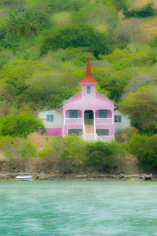 Iglesia en Isla de San Andres, Archipielago de San...