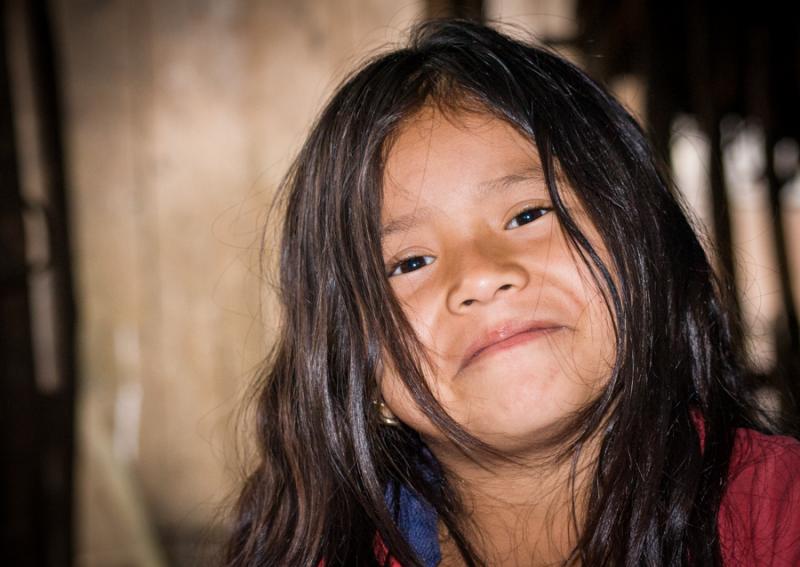 Niña Sonriendo, Quito, Ecuador, Sur America